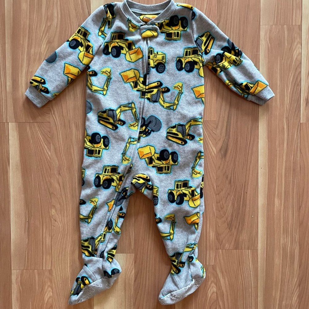 Carters Fleece Construction Pajamas - 18 mos